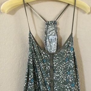 AEO  Flouncy Floral Summer Blouse